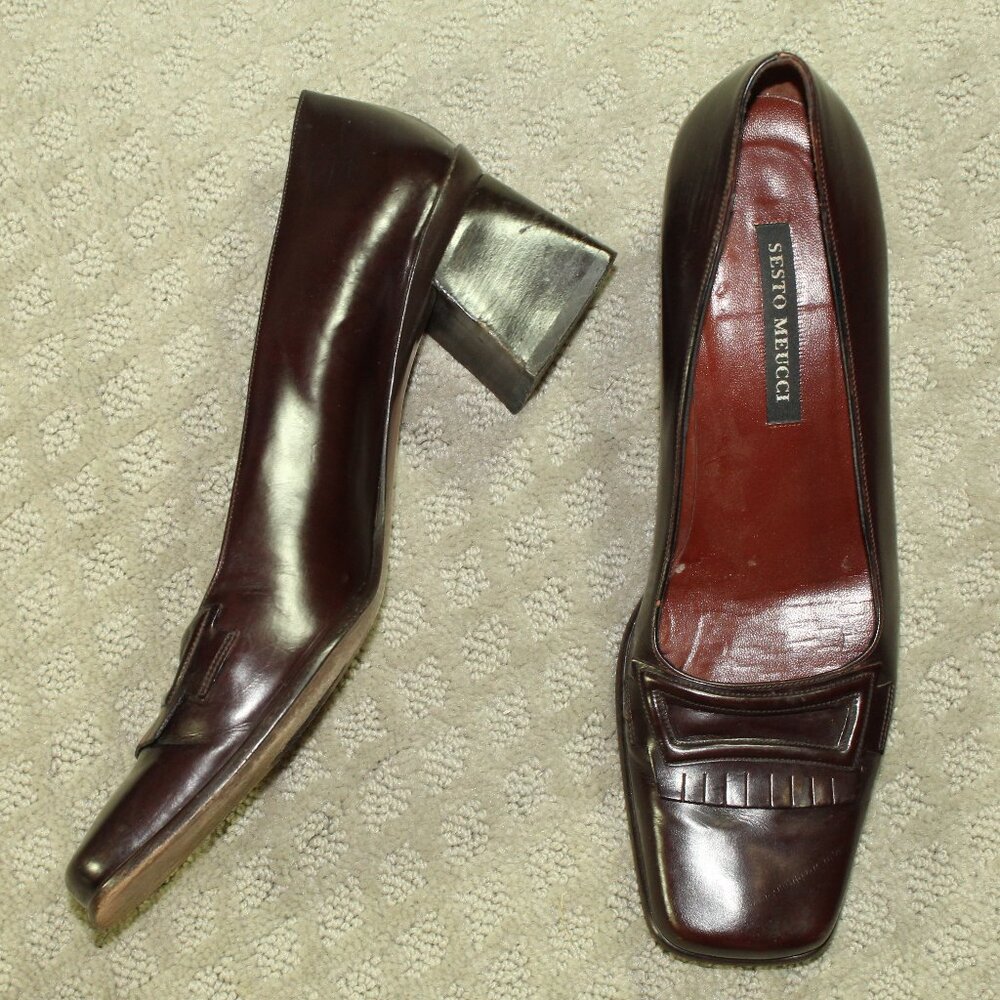 Sesto Meucci Dark Brown Heels